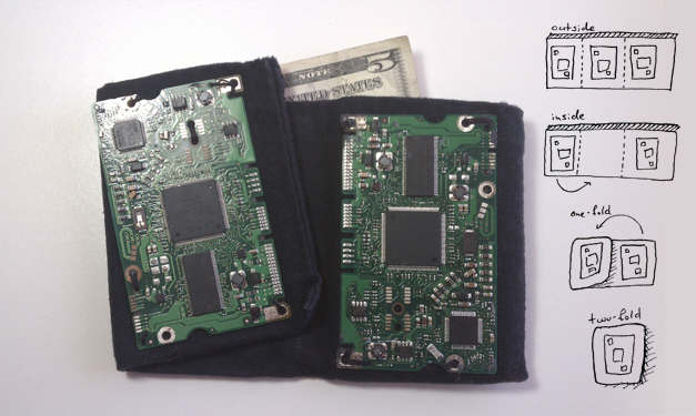 Hard Drive Controller Wallet